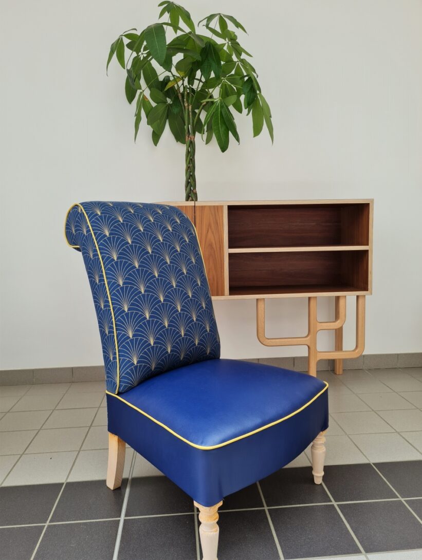 Chauffeuse &lsquo;Art Déco&rsquo; – Elise Géant – CAP Tap. Siège