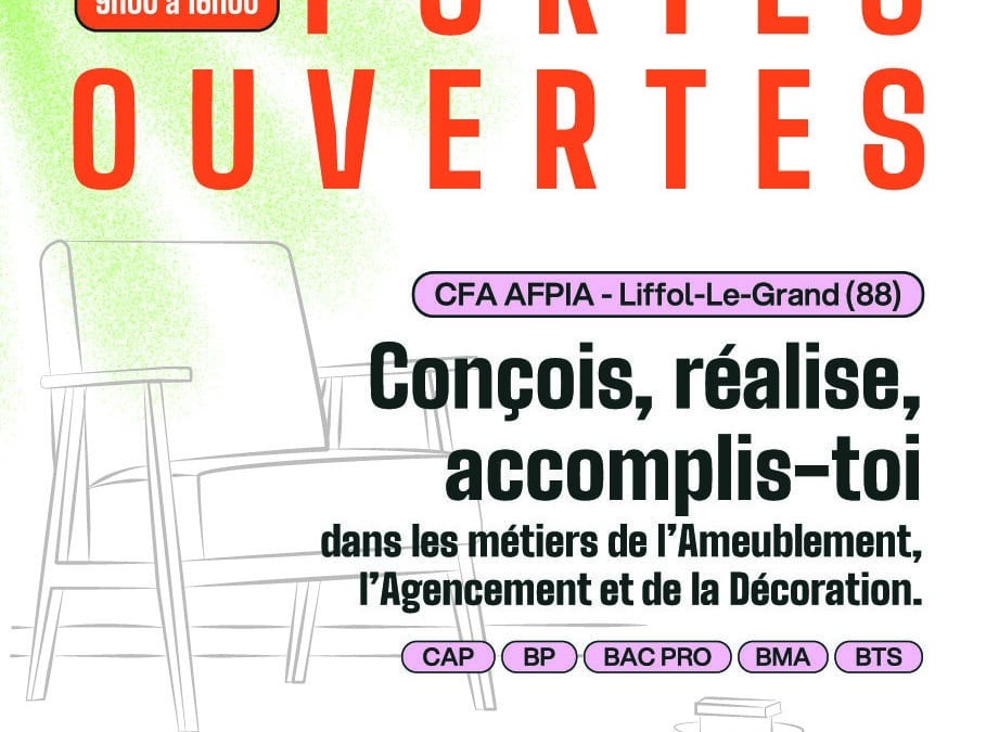 Portes ouvertes AFPIA Grand Est – Samedi 14 mars 2026