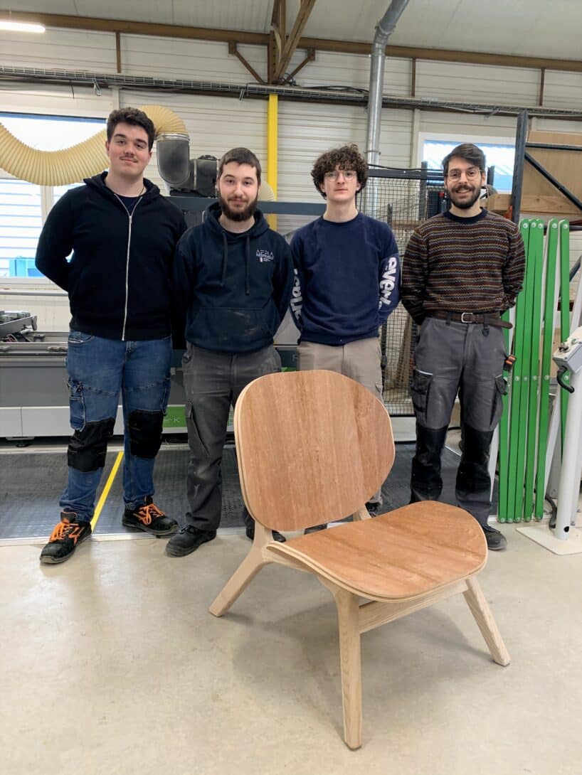 Fauteuil Design par Laure Thiroux – CAP Tapissier Siège