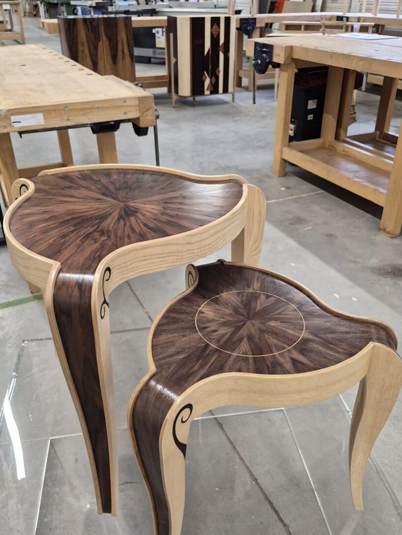 sellettes gigognes – Romain CALVO – BMA Ebéniste 2026